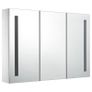 LED Bathroom Mirror Cabinet 89x14x62 cm Image 4
