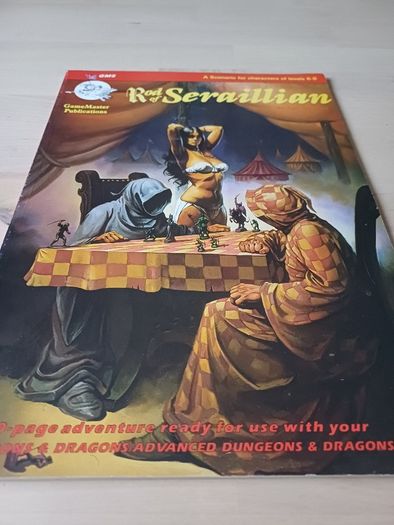 Dungeons & Dragons D&D The Rod of Serraillian - Vintage Fantasy RPG Scenario Module 1987