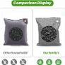 2 Pack Bamboo Charcoal Air Purifying Bags, Activated Charcoal Bags Removes Odors and Moisture, Odor Eliminator for Home, Car, Pets, Bathroom, Basement Image 3