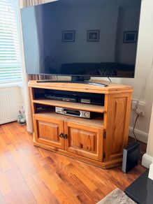 Solid Pine TV Unit
