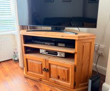 Solid Pine TV Unit