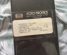 Jurassic Park - Studio Issued Trailer VHS