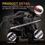 Universal 20.32cm Flexible LED Light Strip with Tail Brake Stop Turn Signal Lights All-in-one Image 4