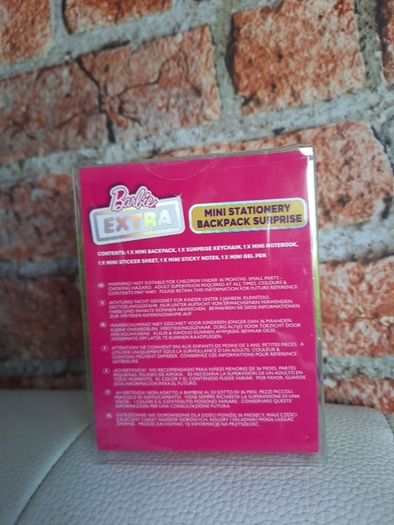 barbie mini sationary backpack surprise keycharm