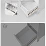 New Bathroom Floor Storage Cabinet (Matte White) FREE P&P Image 3
