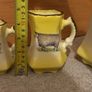Vintage set of 3 ceramic pitchers/creamers by Ballyporeen Fine Ceramic Image 3