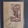 1935 Saorstat half crown Irish stamp 3 - line overprint re-engraved Image 2