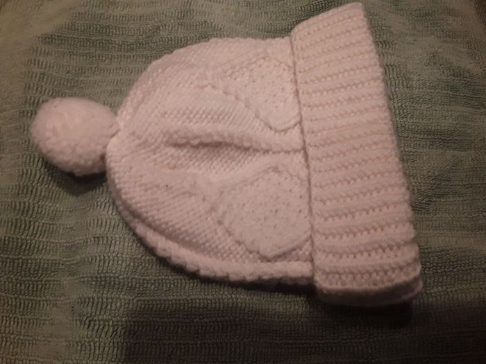 Kids Aran Wool Hat 6-8 Years