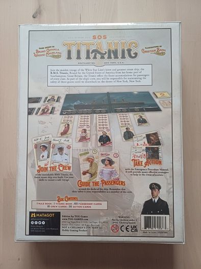 SOS Titanic Solo Co-Op Strategy Board Game 2021 NEW SEALED