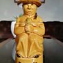 1970s Glossy Kitsch Ceramic Rice Container Price and Kensington England Image 7