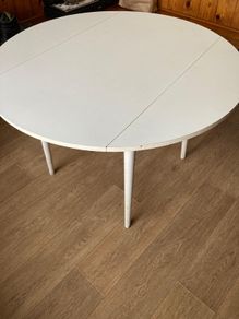 Kitchen table sides fold down