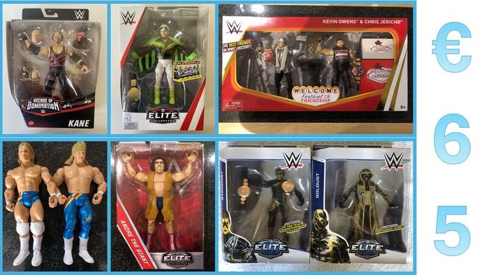wwe elite wrestling figures rare NEW