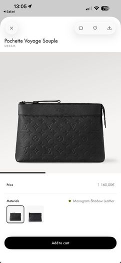 Louis Vuitton Pochette Voyage Souple