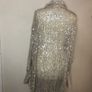 Boohoo champagne sequinned blouse (size 28) Image 6