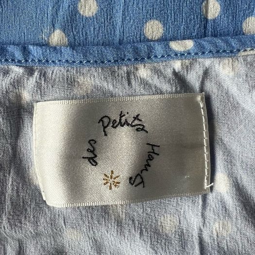 Des Petits Hauts blue strap camisole dress size small