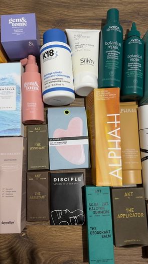 Mixture of skincare, body care new