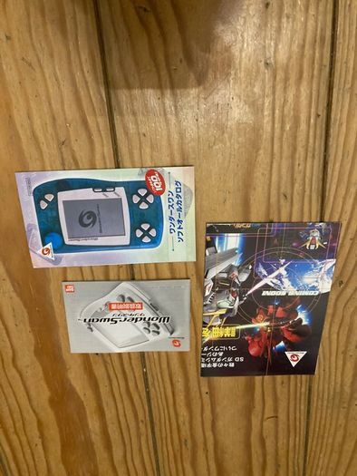 Wonderswan Gundam edition console