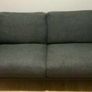 Large two seater sofa couch - Ikea Nockeby - grey blue 2 seat Image 2