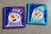 New - Two Really Cute Christmas Snowman Puzzles - #