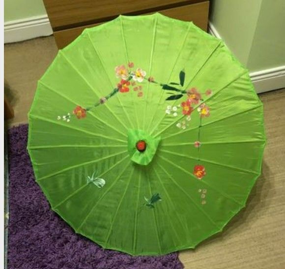 Wooden handle oil paper umbrella