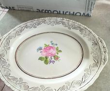 Vintage W H Grindley Staffordshire  Serving Platter 1950s as hanging plate