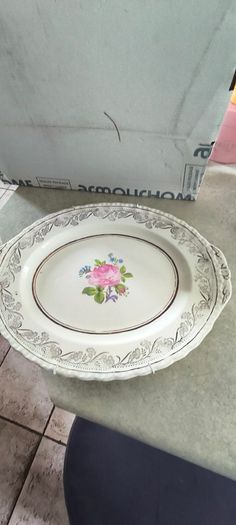 Vintage W H Grindley Staffordshire  Serving Platter 1950s as hanging plate