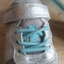 Clarks Fabulous Girls Clarks Silver Trainers Size 11.5 F Image 8