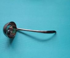 silver plated ladle