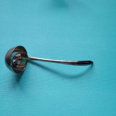 silver plated ladle