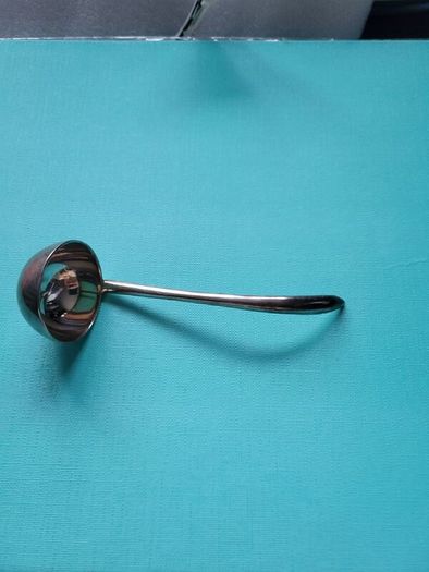 silver plated ladle