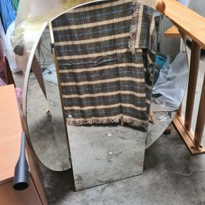 Vintage triptyque folding mirror