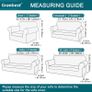 High Stretch Sofa Covers 3 Seater Super Soft Stylish Couch Covers for Dogs Pets Cats Jacquard Spandex Non Slip Sofa Slipcover for Living Room Furniture Protector Image 6