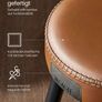 Set of 4 Bar stools faux leather  FREE DELIVERY Image 8