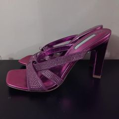 purple diamond heels new size 6