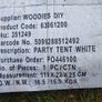 White Party Tent 3M x 6M Image 2