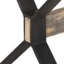 Dining Table 180x90x76 cm Rough Mango Wood Image 3