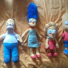 the simpsons plushie set