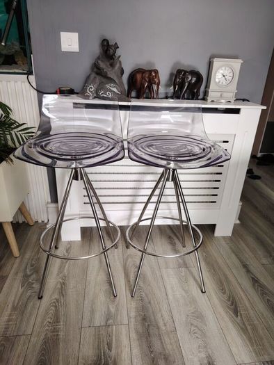 2x Calligaris L'Eau bar stools