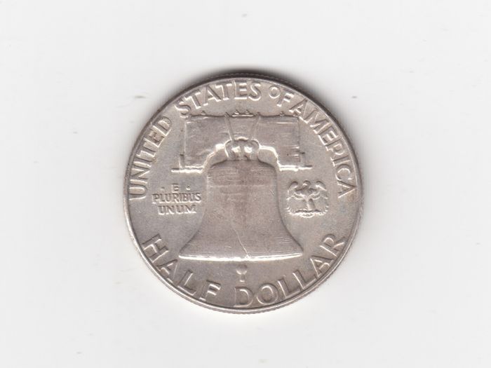 USA, Franklin, Half Dollar, 1961, 90% silver coin (no. G6)