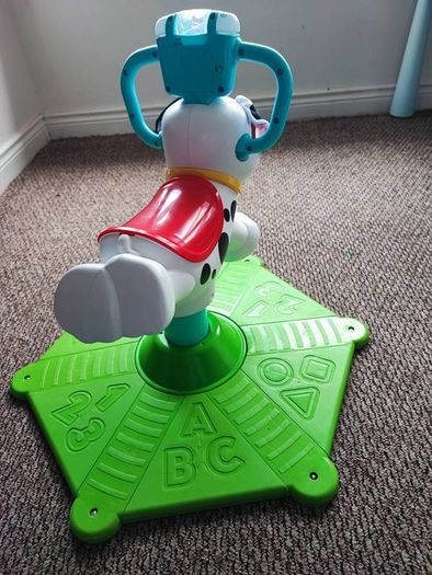 Fisher Price - bounce and spin puppy ride on