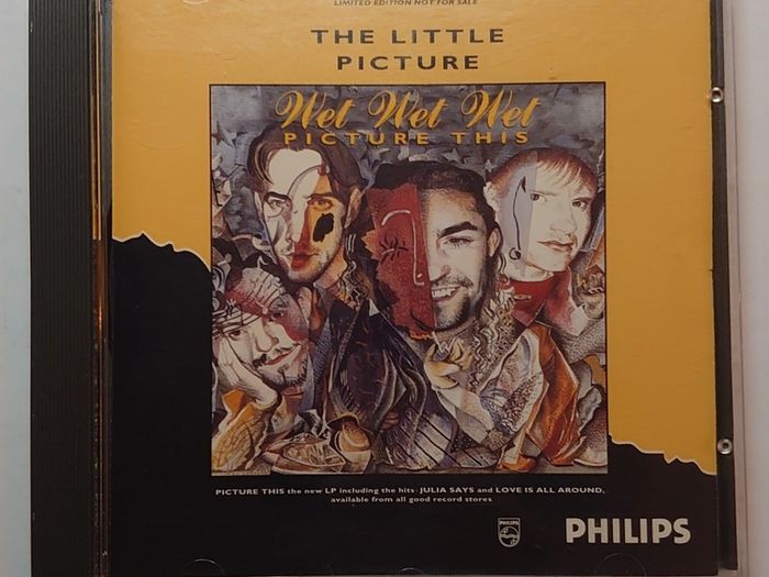 Wet Wet Wet - The Little Picture. CD Single Promo