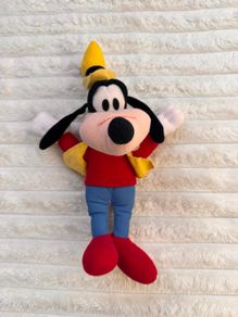 Playskool Disney Goofy approx. 10" (with hat) Plush Vintage Used Please see photos