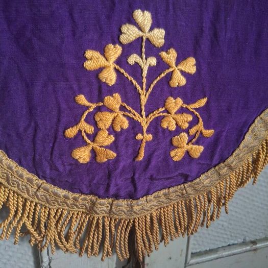 Victorian Catholic Procession Banner