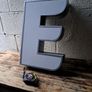 Large Aluminium Letter E Image 3