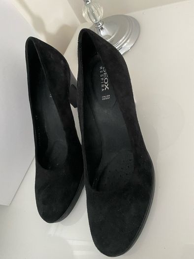 Geox Black Shoes Ladies Heels