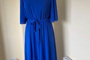 Pala D'Oro Cobalt blue dress size xl postage included