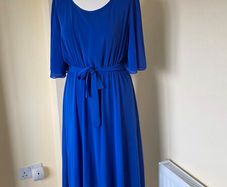 Pala D'Oro Cobalt blue dress size xl postage included