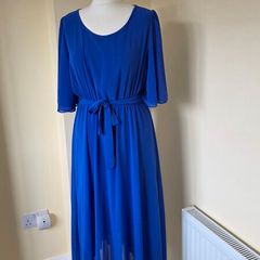 Pala D'Oro Cobalt blue dress size xl postage included