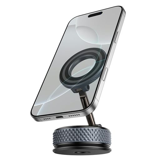 Borofone Car Holder BH144 Custodio Vacuum Suction Cup Magnetic Holder Black