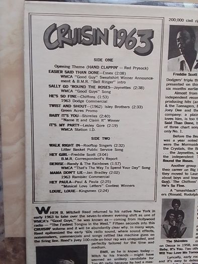 Cruisin' 1963  LP